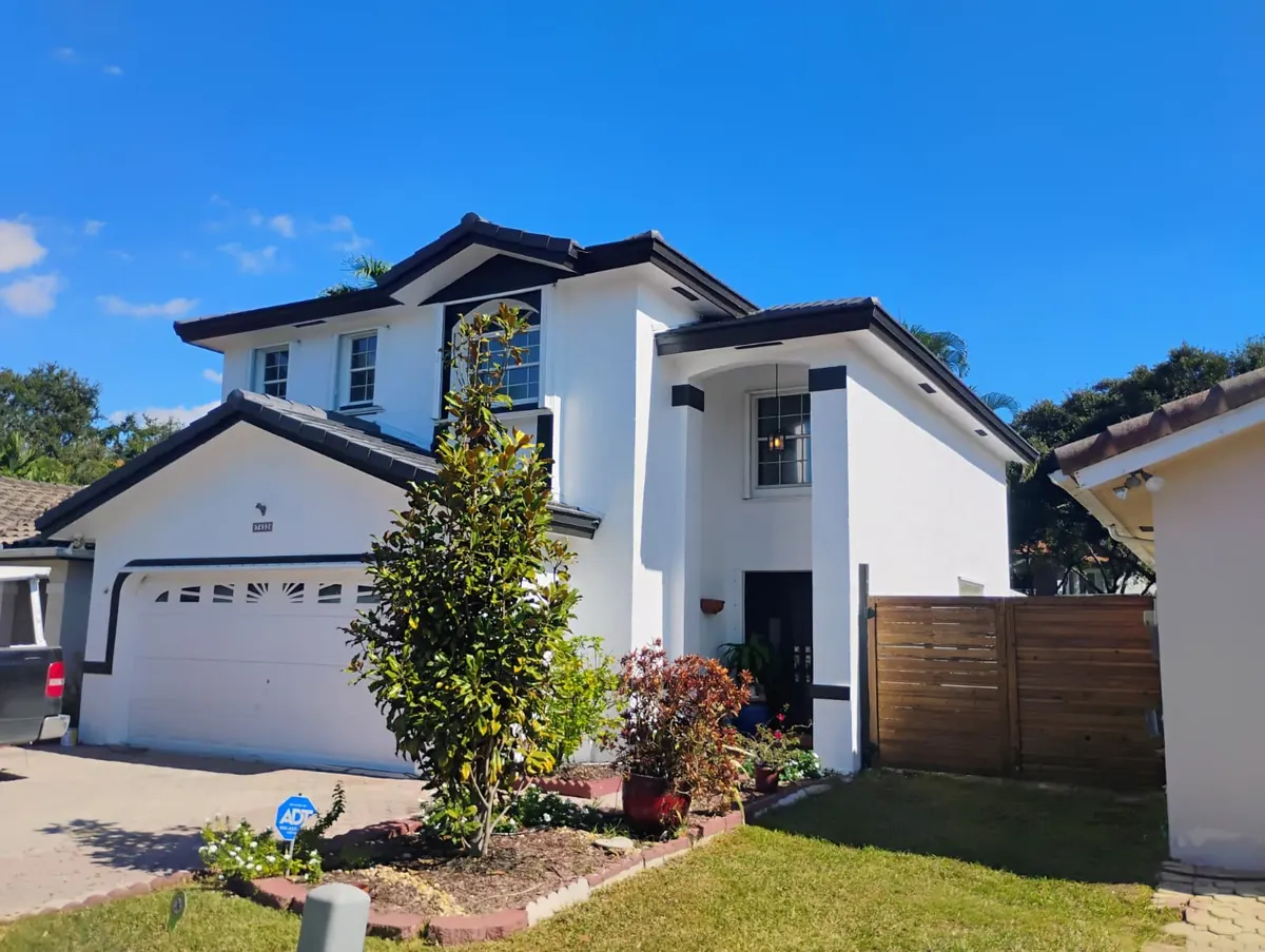 Two-Story Exterior Repaint — Pembroke Pines, FL